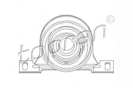 Подвеска, карданный вал TOPRAN 501 594