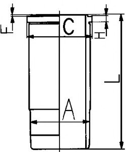 Гильза цилиндра Kolbenschmidt 89820110