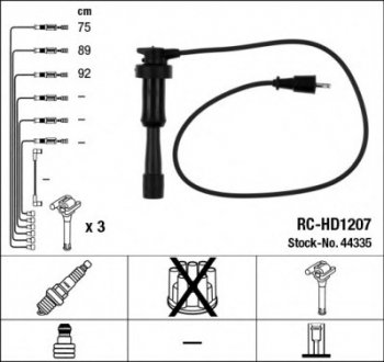 Комплект проводов зажигания NGK NGK Spark Plug 44335