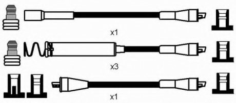 Комплект проводов зажигания NGK NGK Spark Plug 0796