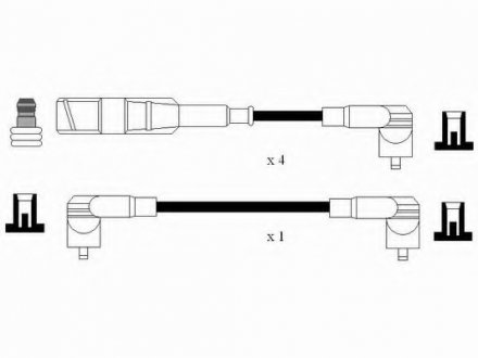 Комплект проводов зажигания NGK NGK Spark Plug 0958