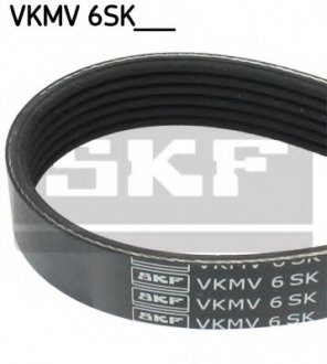 Поликлиновой ремінь SKF VKMV 6SK1019 (фото 1)