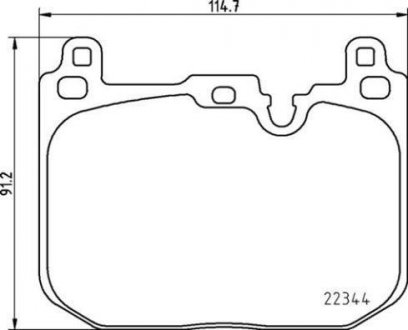 Гальмівні колодки дискові P06 097 Brembo P 06 097