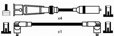 Комплект проводов зажигания NGK NGK Spark Plug 8262