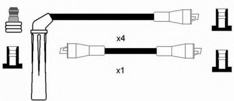 Комплект проводов зажигания NGK NGK Spark Plug 8200