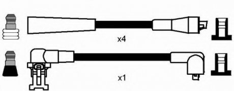 Комплект проводов зажигания NGK NGK Spark Plug 8487