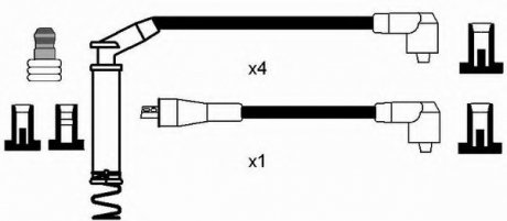 Комплект проводов зажигания NGK NGK Spark Plug 0806