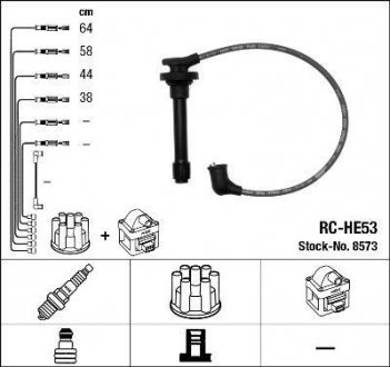 Комплект проводов зажигания NGK Spark Plug 8573 (фото 1)