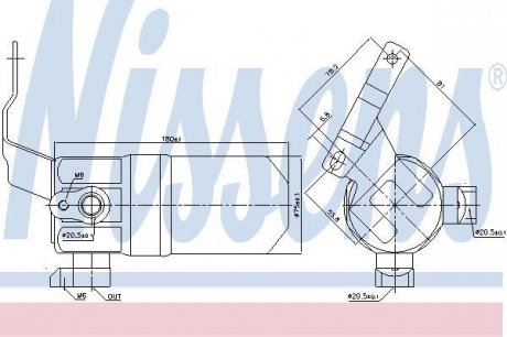 Осушитель кондиционера NISSENS Nissens A/S 95552