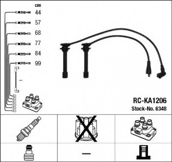 Комплект проводов зажигания NGK NGK Spark Plug 6348