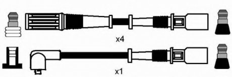 Комплект проводов зажигания NGK NGK Spark Plug 8523