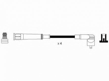 Комплект проводов зажигания NGK NGK Spark Plug 0643