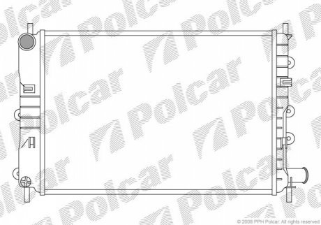 Радиаторы охлаждения POLCAR 320608A4 (фото 1)