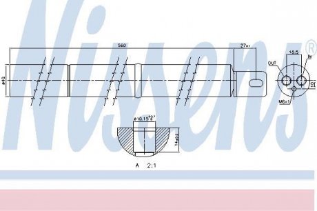 Осушувач кондиціонера NISSENS Nissens A/S 95531