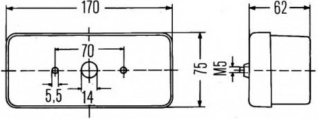 Задний фонарь HELLA 2SD 002 582-017