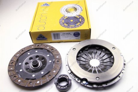 Комплект зчеплення з вижимним Caddy III 1.9TDI 77kW (до маховика LUK) (228mm) NATIONAL CK10025