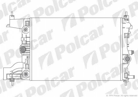 Радиаторы охлаждения POLCAR 5511085 (фото 1)