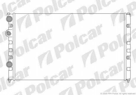 Радиаторы охлаждения POLCAR 9524088 (фото 1)