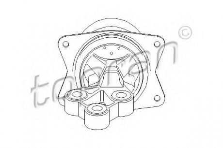 Подвеска, двигатель TOPRAN 206 575
