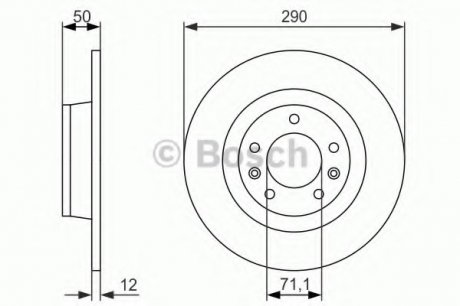 Тормозной диск BOSCH 0 986 479 311