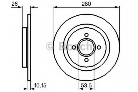 Тормозной диск BOSCH 0 986 479 049