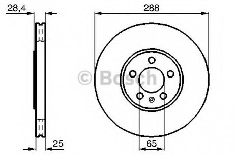 Тормозной диск BOSCH 0 986 478 619