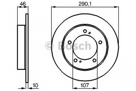 Тормозной диск BOSCH 0 986 478 377