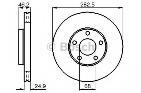 Тормозной диск BOSCH 0 986 479 C81