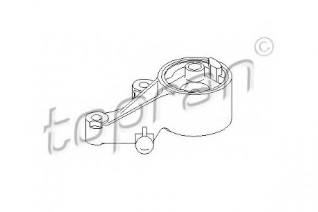 Подвеска, двигун TOPRAN 206 566