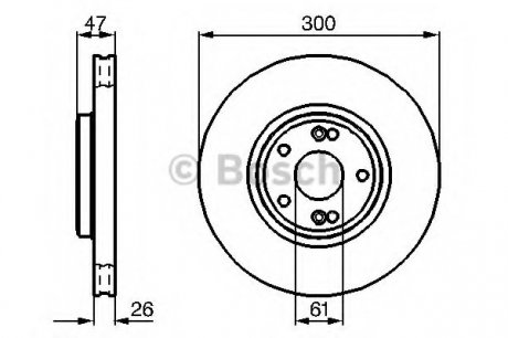 Тормозной диск BOSCH 0 986 479 B47