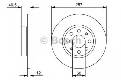 Тормозной диск BOSCH 0 986 479 C11