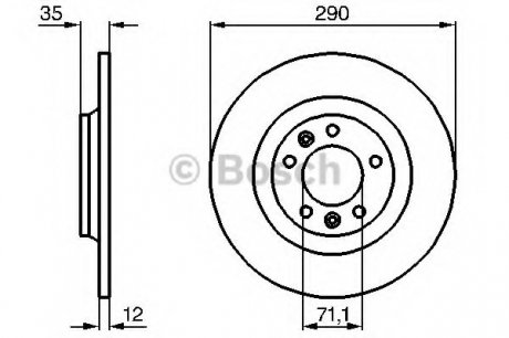 Тормозной диск BOSCH 0 986 479 B86