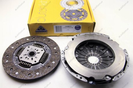 Комплект зчеплення Transit (V184) 2.0DI 02-06 (250mm) для одномасового маховика NATIONAL CK9811