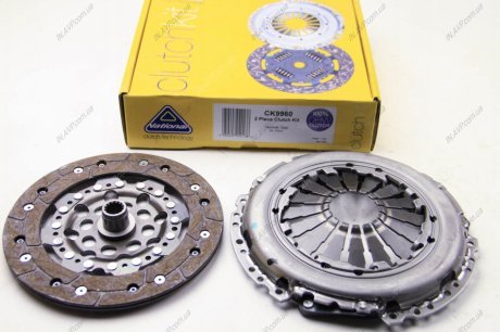 Комплект зчеплення COMBO/MERIVA/CORSA 1.3CDTi 04-12 (215mm14z) № двиг. від 2494874 NATIONAL CK9960