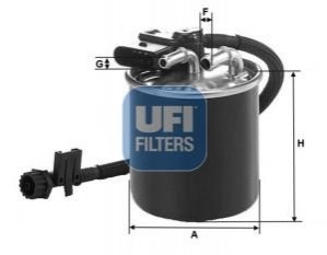 Топливный фильтр UFI UFI Filters 24.149.00