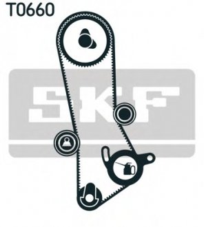 Комплект ремня ГРМ SKF VKMA 91015