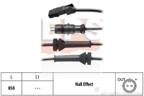 Датчик ABS EPS Facet 1.960.052