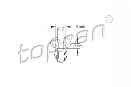 Распорная заклепка TOPRAN 102 540