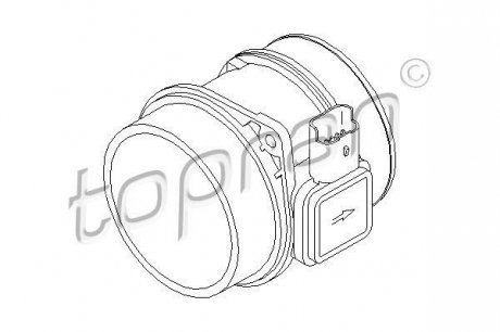 Расходомер воздуха TOPRAN 302 697