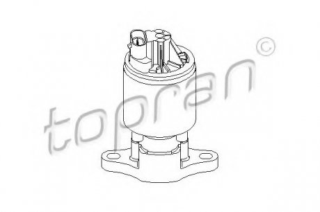 Клапан возврата ОГ TOPRAN 205 868
