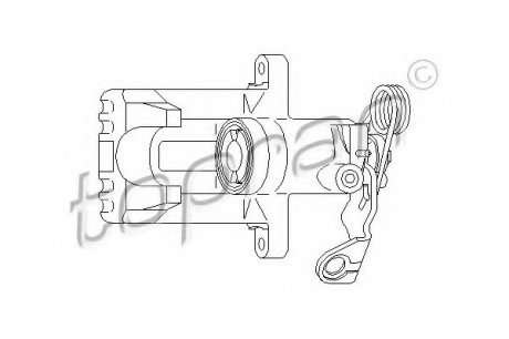 Тормозной суппорт TOPRAN 110 284