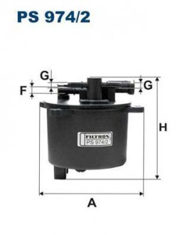 Топливный фильтр FILTRON WIX FILTERS PS974/2