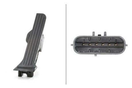 Педаль газу Q3/Yeti/Sharan/Tiguan АКПП 1.2-2.5 04- HELLA 6PV008 890-711