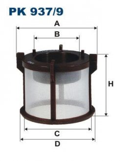 Топливный фильтр FILTRON WIX FILTERS PK937/9