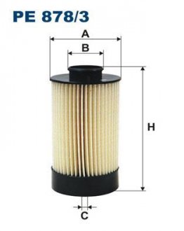 Топливный фильтр FILTRON WIX FILTERS PE878/3