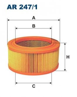 Воздушный фильтр FILTRON WIX FILTERS AR247/1