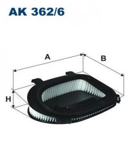 Повітряний фільтр FILTRON WIX FILTERS AK362/6