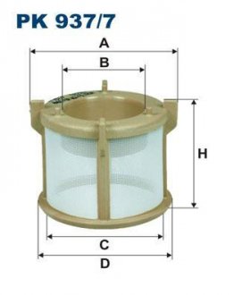 Топливный фильтр FILTRON WIX FILTERS PK937/7