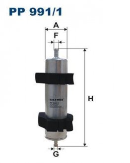 Топливный фильтр FILTRON WIX FILTERS PP991/1