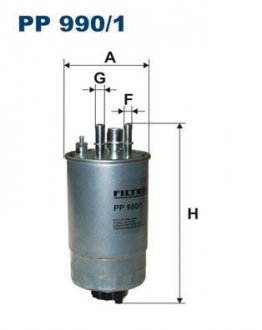 Топливный фильтр FILTRON WIX FILTERS PP990/1